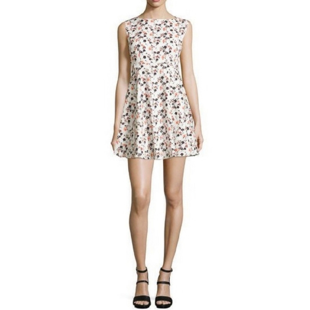 French Connection Feather Ruth Fit & Flare Dress